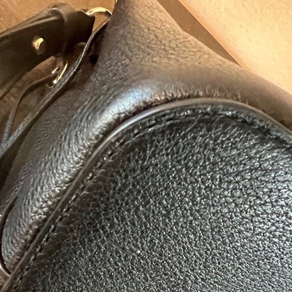 Kate Spade Marti Black Pebble Leather Bucket Bag - Picture 9 of 11